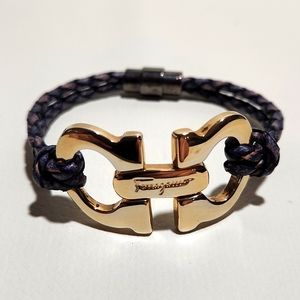 Ferragamo leather bracelet
